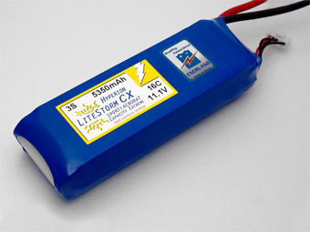 HYPERION LCX 5350 MAH 6S 16C LITHIUM POLYMER BATTERY PACK (22.2V)